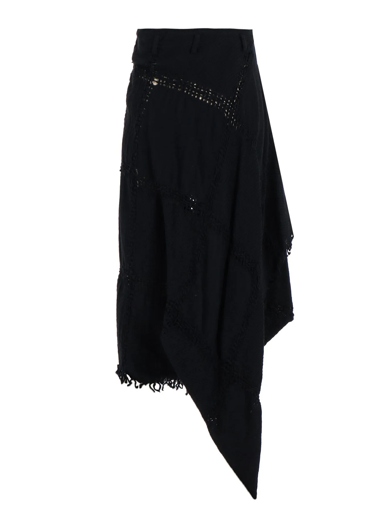 BLOCK JACQUARD THORN SKIRT sold by Yohji Yamamoto product image thumbnail 3