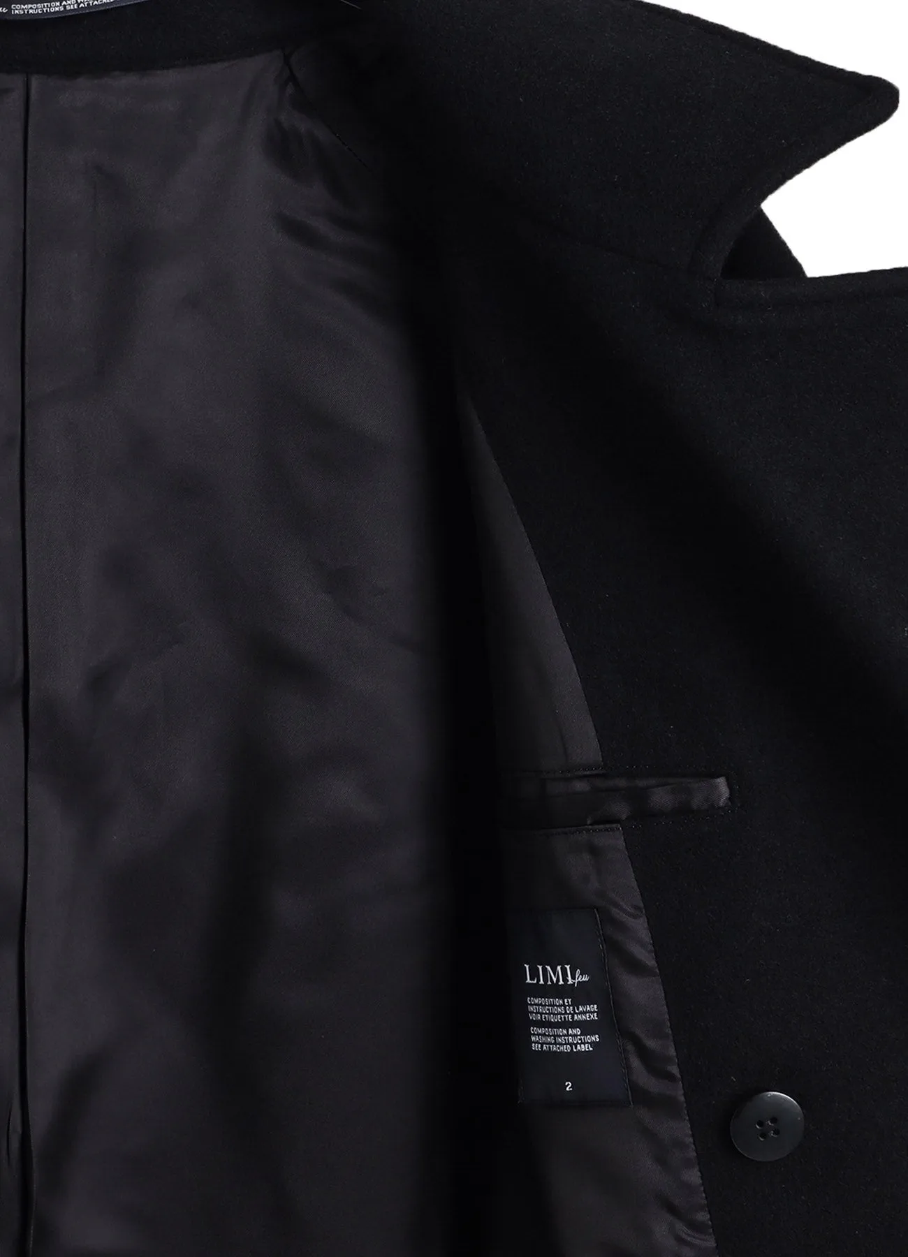 WOOL MOSSER TRENCH JACKET sold by Yohji Yamamoto product image thumbnail 4