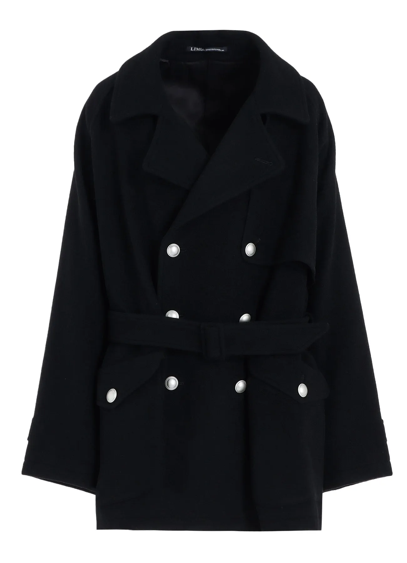 WOOL MOSSER TRENCH JACKET sold by Yohji Yamamoto product image thumbnail 2