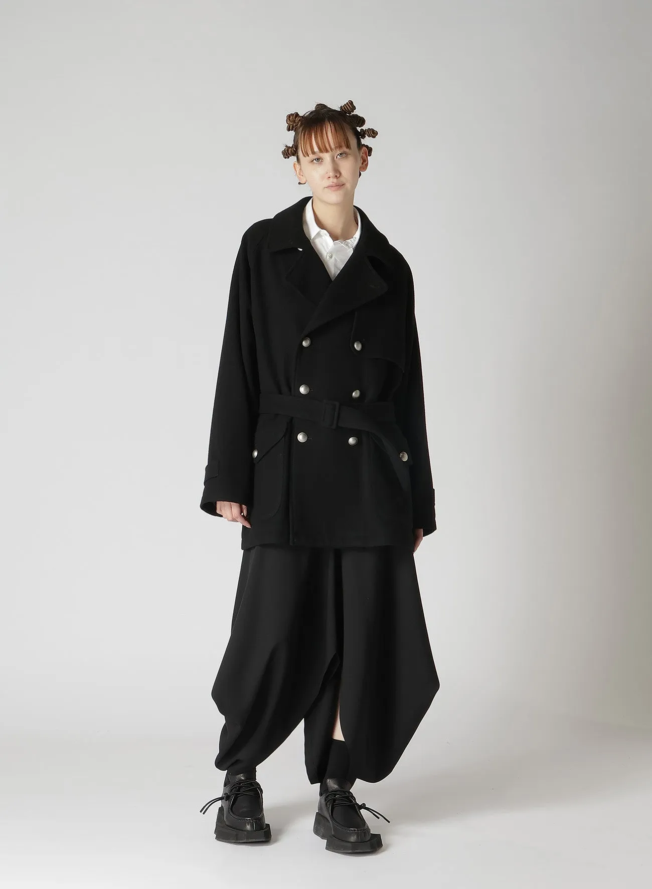 WOOL MOSSER TRENCH JACKET sold by Yohji Yamamoto product image thumbnail 5