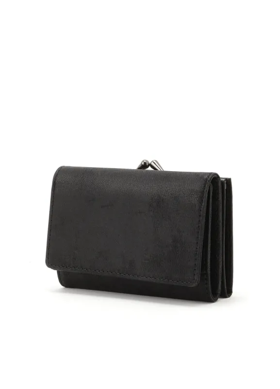 Clasp trifold wallet-sep sold by Yohji Yamamoto
