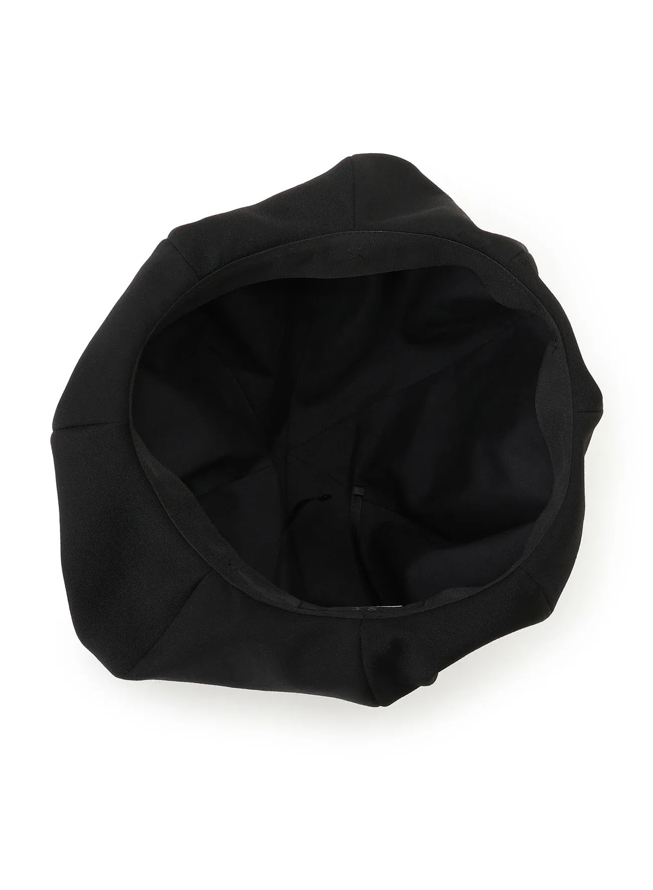 WOOL GABARDINE BERET WITH TUCKS sold by Yohji Yamamoto product image thumbnail 5