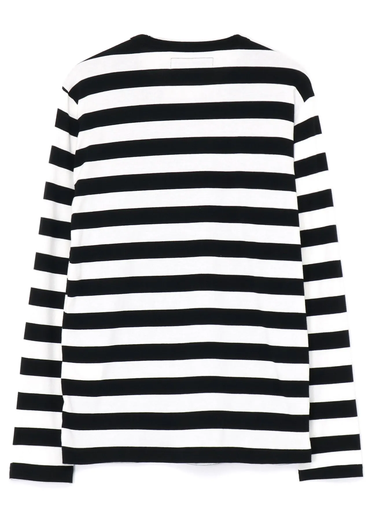 STRIPED COTTON LONG SLEEVE T-SHIRT sold by Yohji Yamamoto product image thumbnail 3