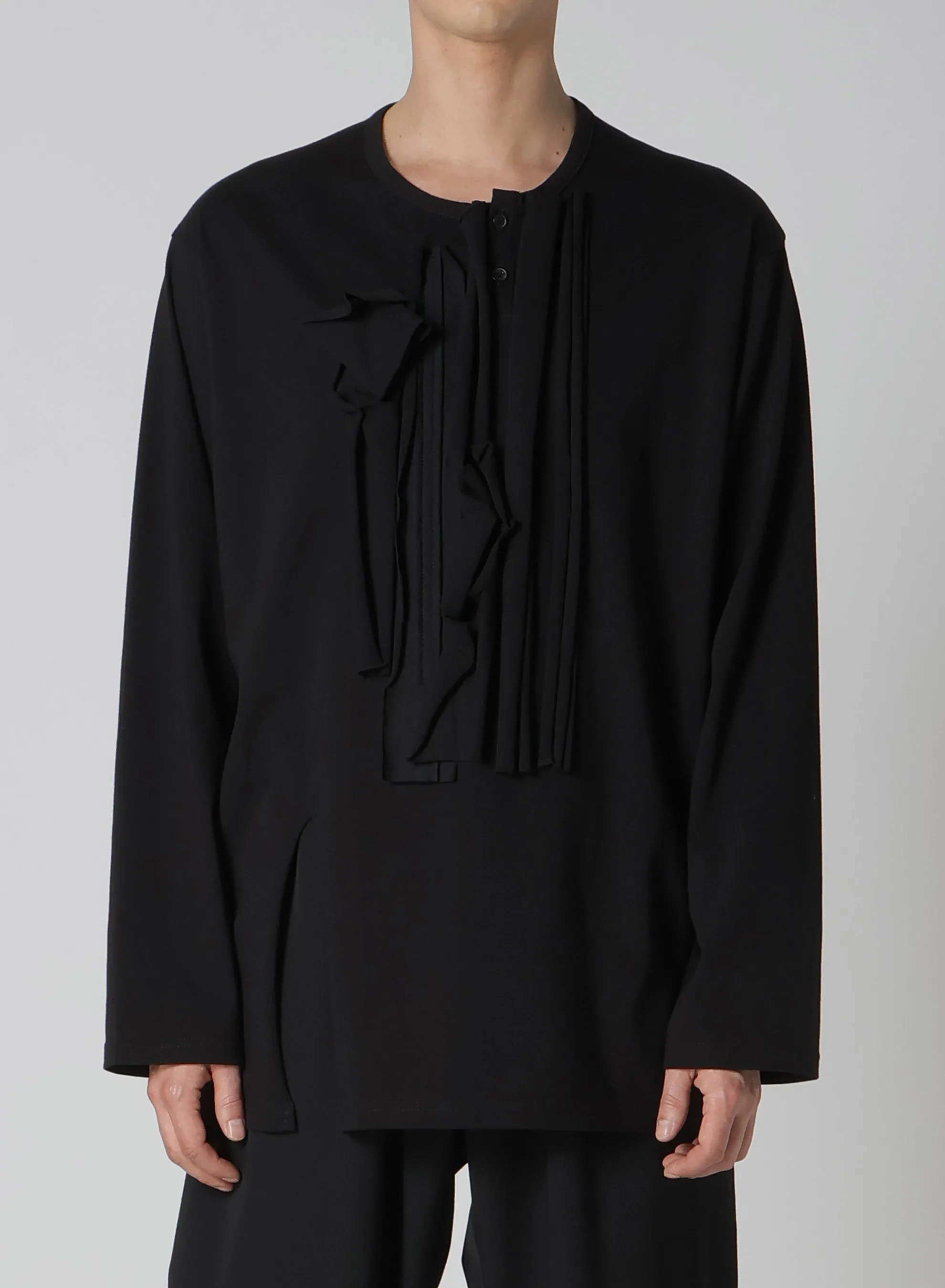 JERSEY DESIGNED ROUND NECK LONG SLEEVE sold by Yohji Yamamoto product image thumbnail 2