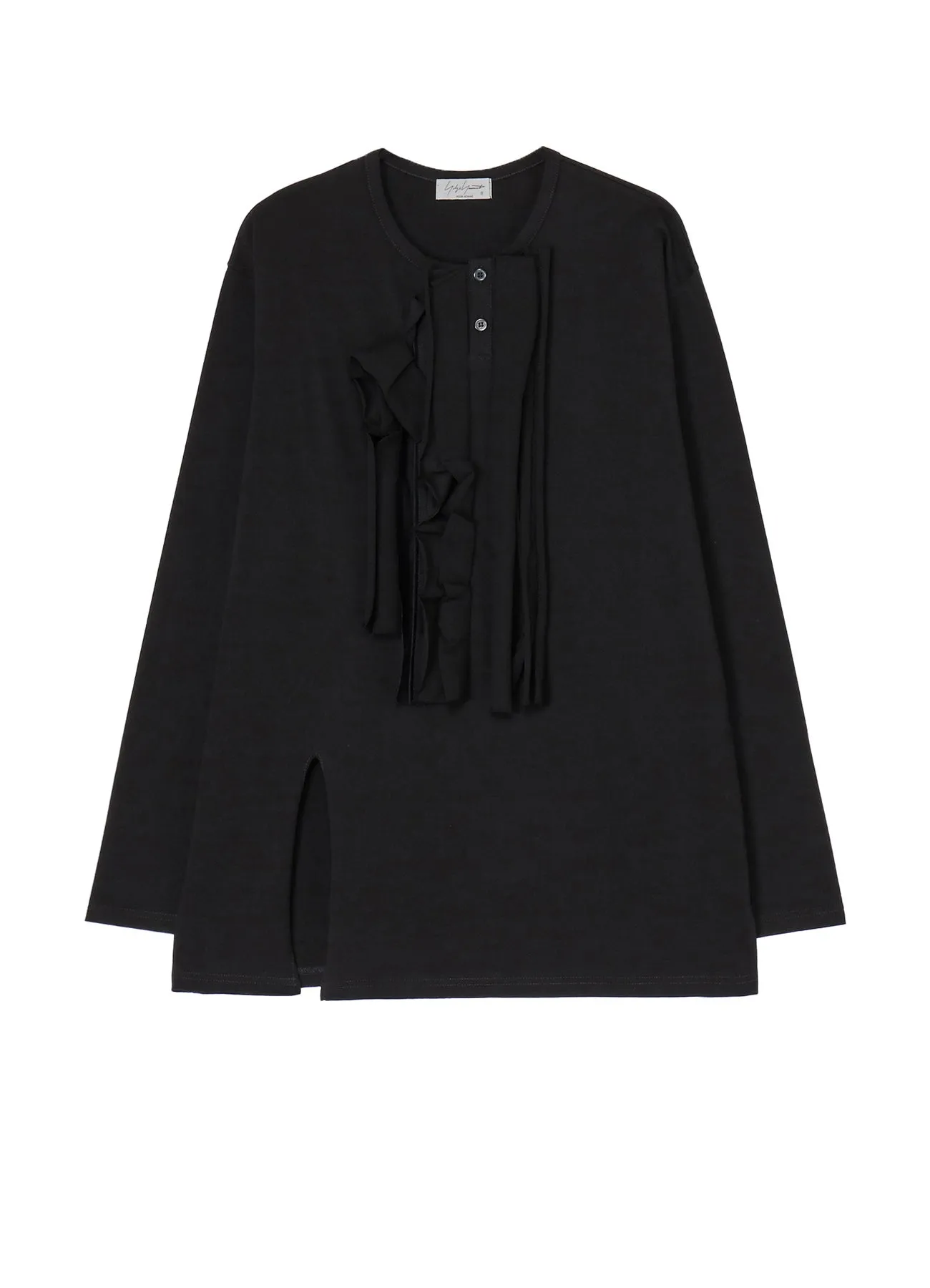 JERSEY DESIGNED ROUND NECK LONG SLEEVE sold by Yohji Yamamoto