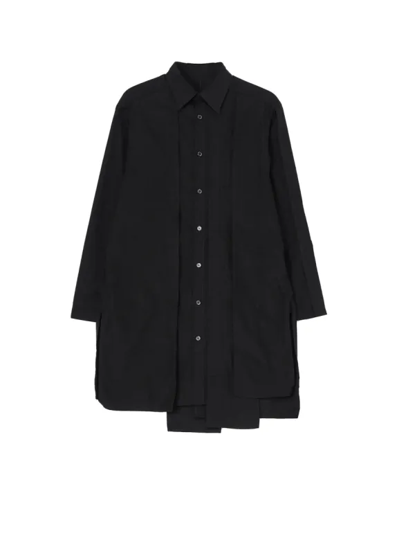 BROAD CHAIN STITCH PANEL BLOUSE sold by Yohji Yamamoto