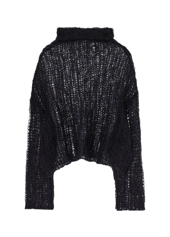 DIAN 2 R-MOHAIR HIGH NECK PULLOVER sold by Yohji Yamamoto