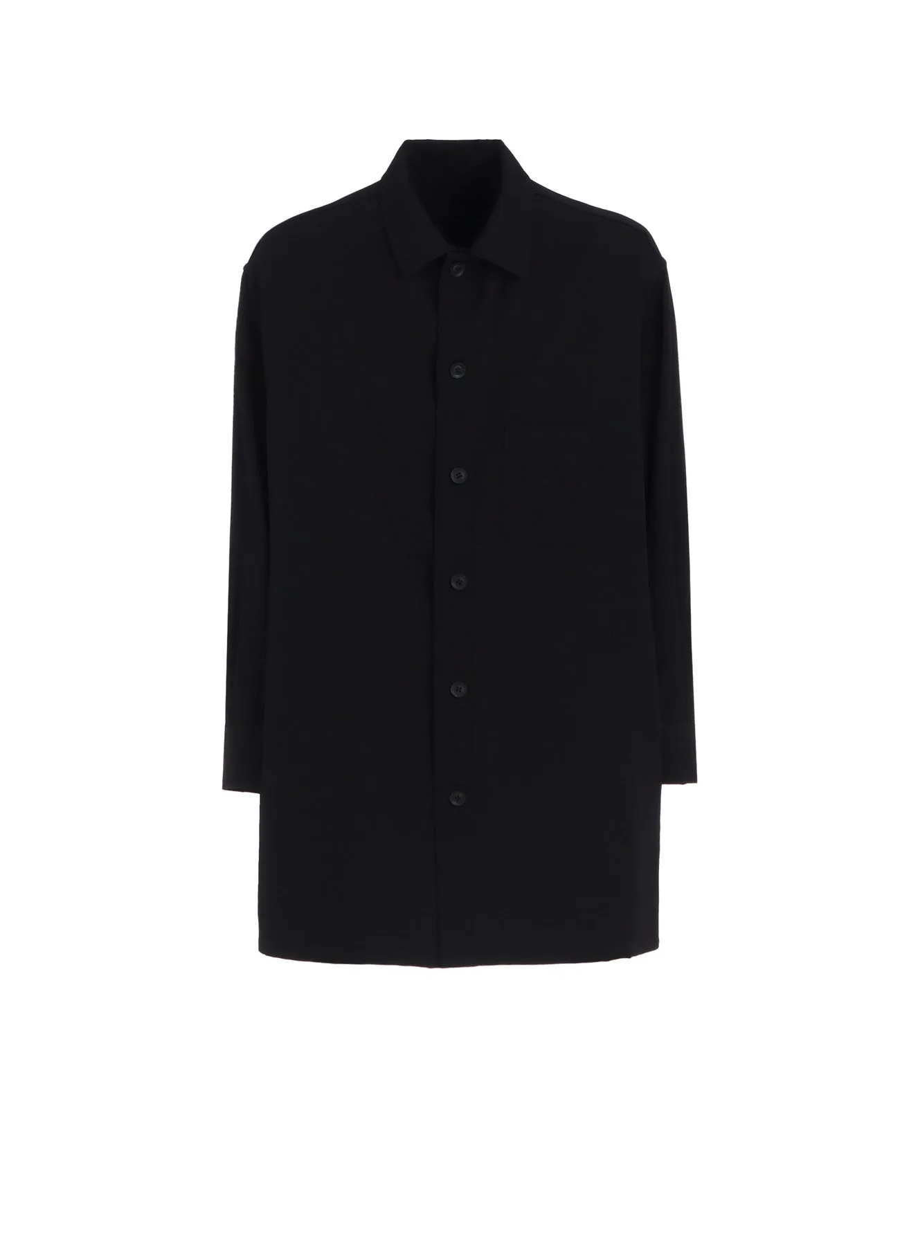 WOOL GABARDINE FACE AND BACK POCKET BLOUSE sold by Yohji Yamamoto