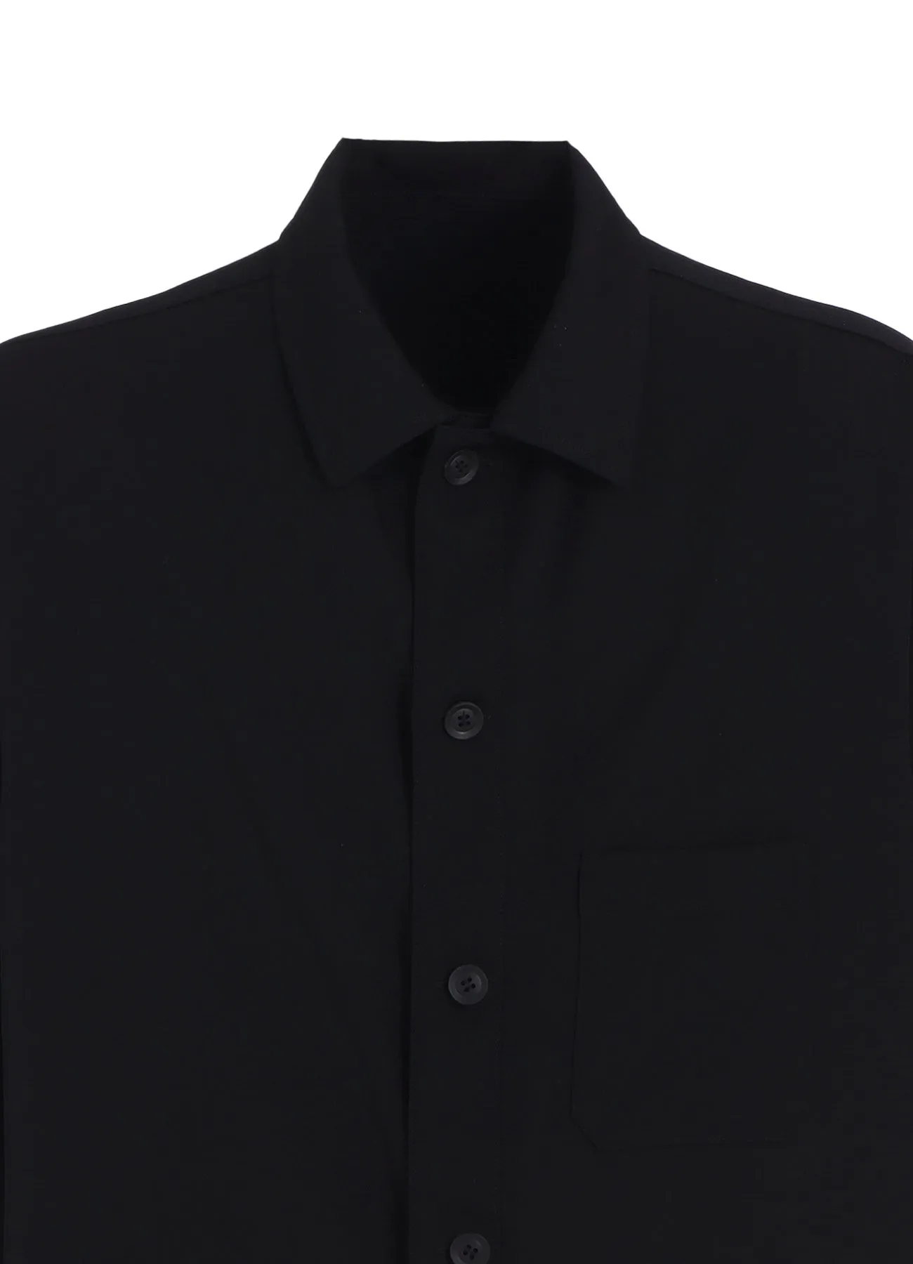 WOOL GABARDINE FACE AND BACK POCKET BLOUSE sold by Yohji Yamamoto product image thumbnail 5