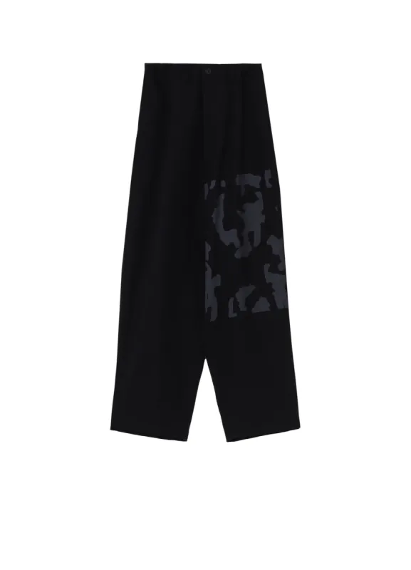 【PIECE UNIQUE/THE SHOP】DARK CAMO ARMY SLIM PANTS sold by Yohji Yamamoto