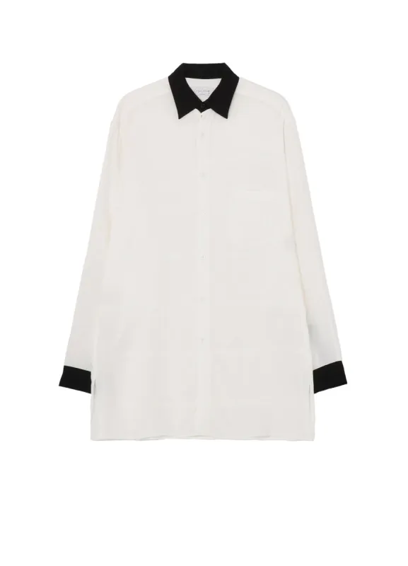 【PIECE UNIQUE/THE SHOP】R/S PEARL MONOTONE BLOUSE sold by Yohji Yamamoto