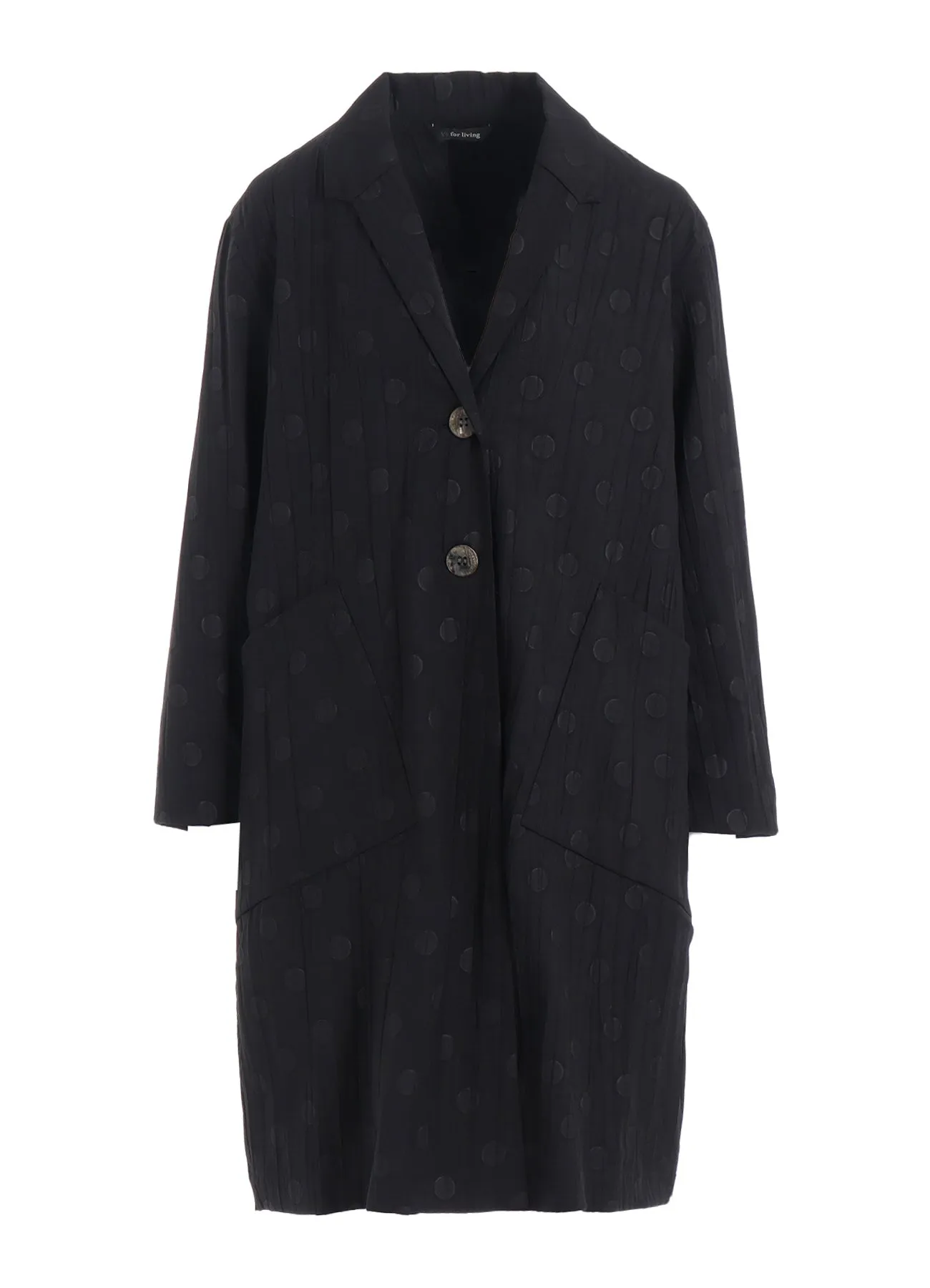 DOT PRINT WASHER COAT sold by Yohji Yamamoto product image thumbnail 2