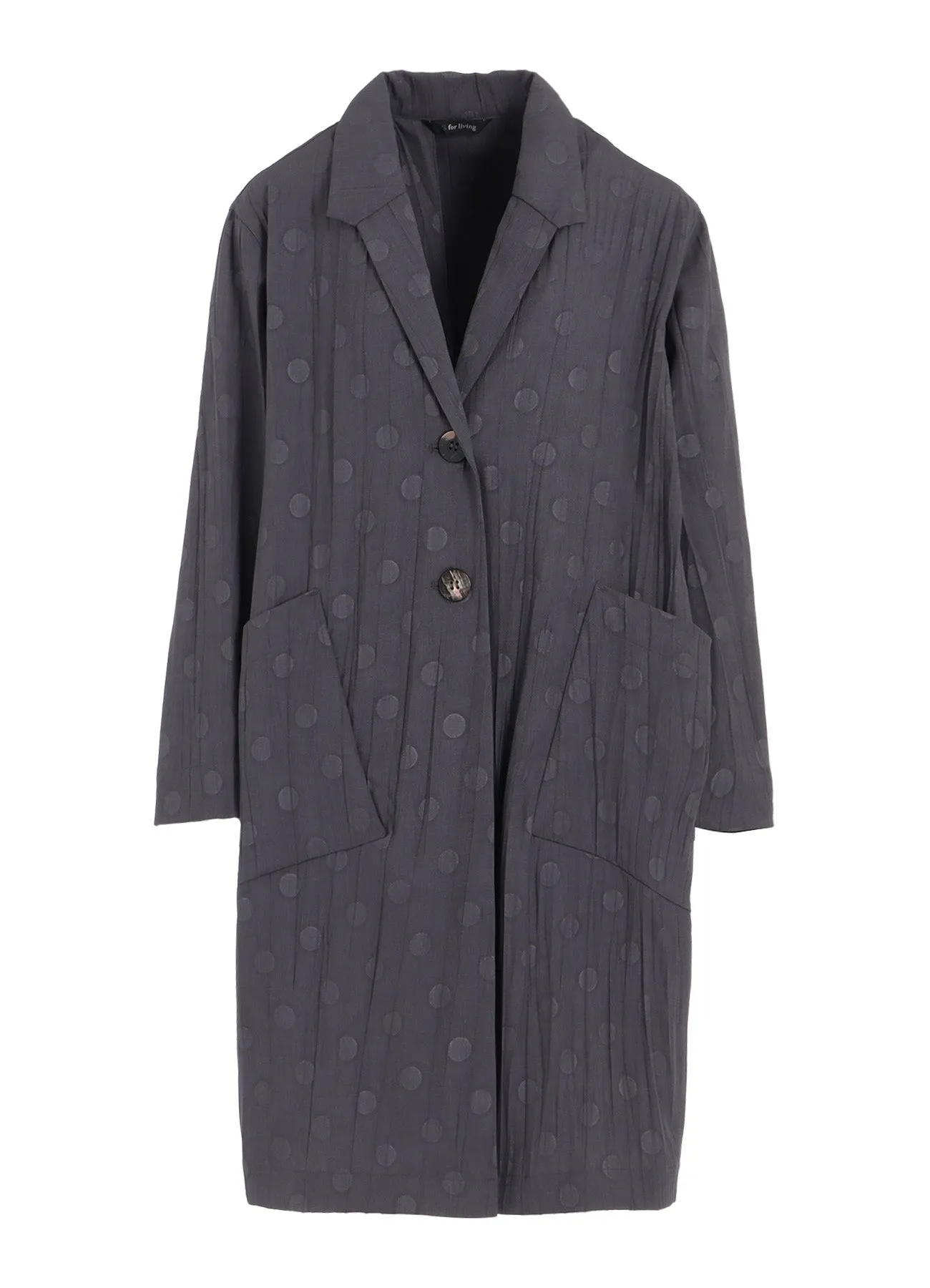 DOT PRINT WASHER COAT sold by Yohji Yamamoto product image thumbnail 2
