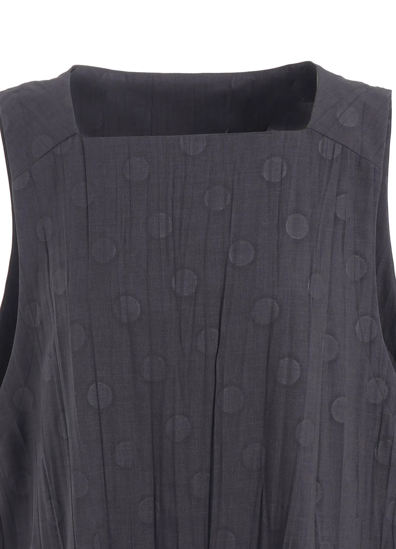 DOT PRINT WASHER JUMPER DRESS sold by Yohji Yamamoto product image thumbnail 5
