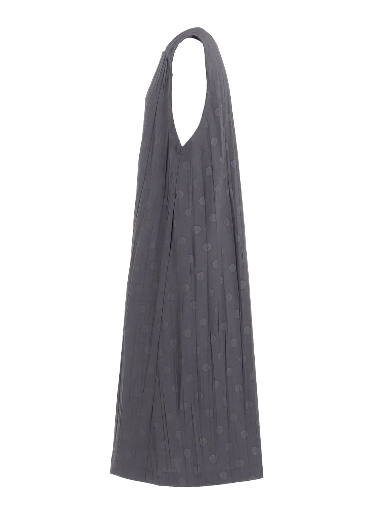 DOT PRINT WASHER JUMPER DRESS sold by Yohji Yamamoto product image thumbnail 3