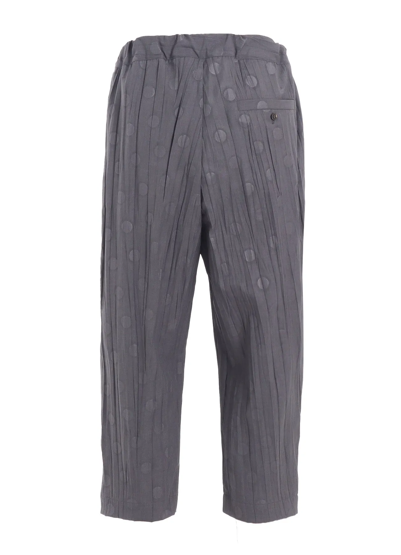 DOT PRINT WASHER CROPPED PANTS sold by Yohji Yamamoto product image thumbnail 4