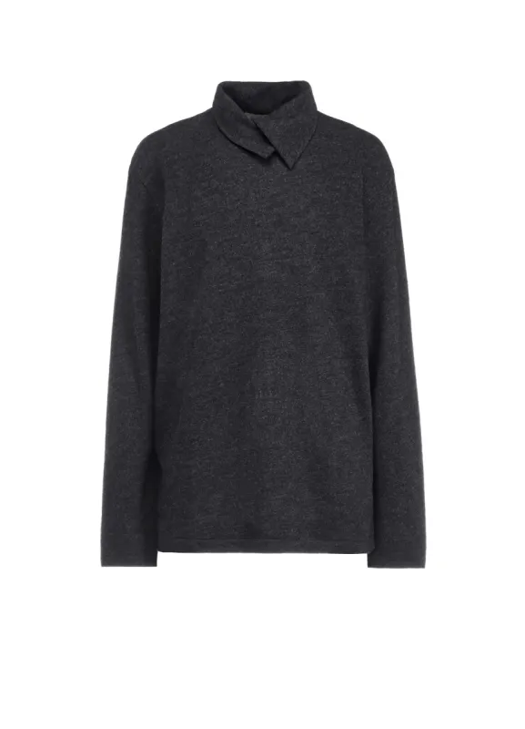 Super120 DOUBLE COLLAR TURTLE NECK made by Yohji Yamamoto