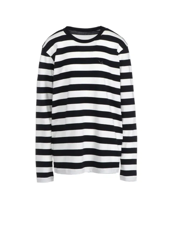40/2 STRIPE JERSEY Y'S STITCH LONG T sold by Yohji Yamamoto