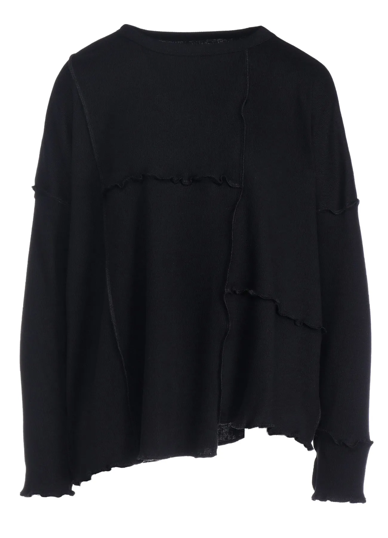 C/Ry RIB PATCHWORK WIDE PULLOVER sold by Yohji Yamamoto product image thumbnail 2