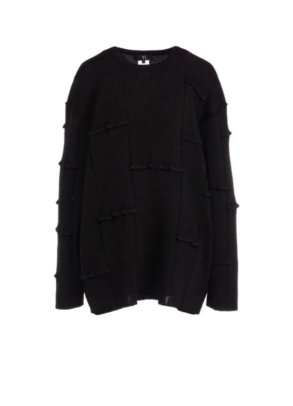 OVESIZED TUCK RIB KNIT sold by Yohji Yamamoto