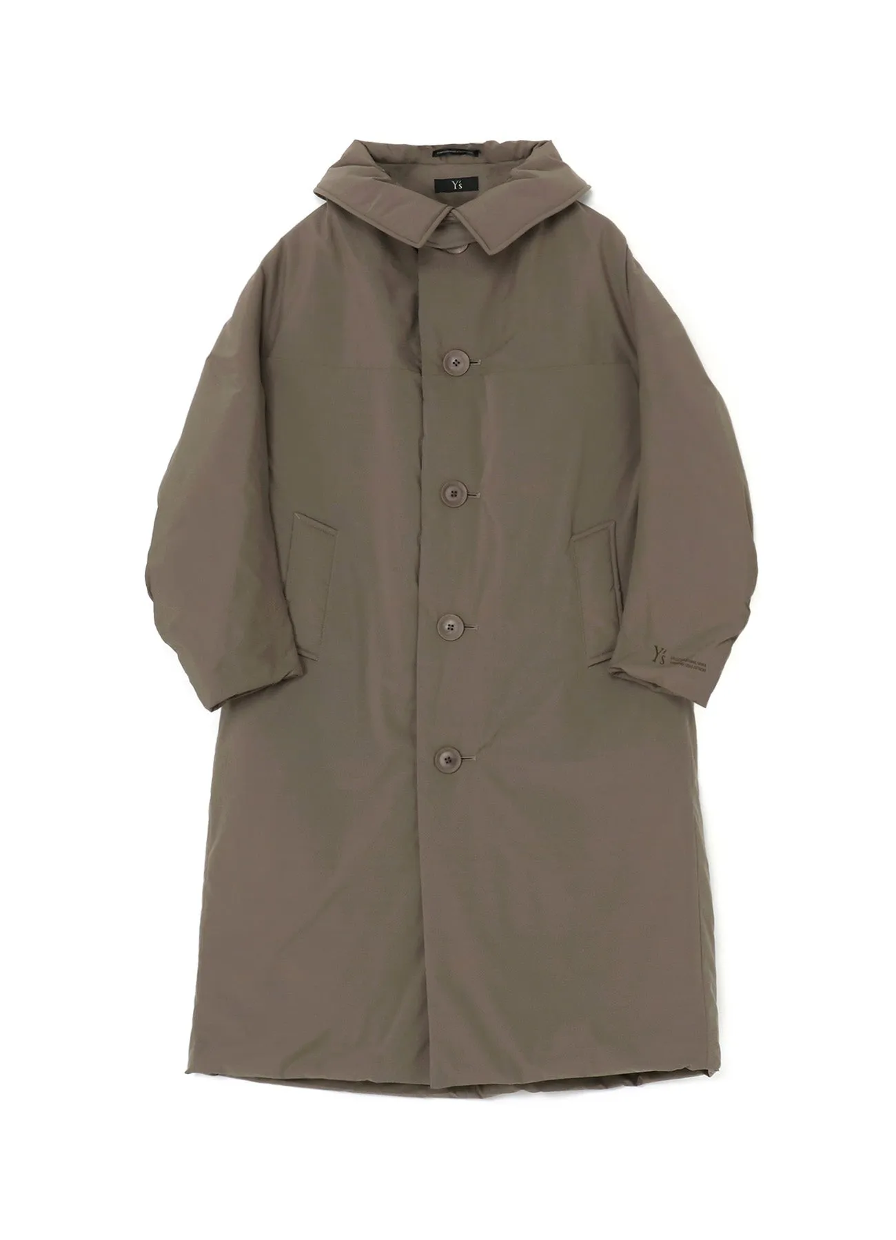 TYPEWRITER POLYESTER CAPE COAT sold by Yohji Yamamoto