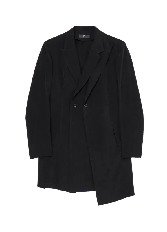CREPE de CHINE DOUBLE FRONT JACKET sold by Yohji Yamamoto
