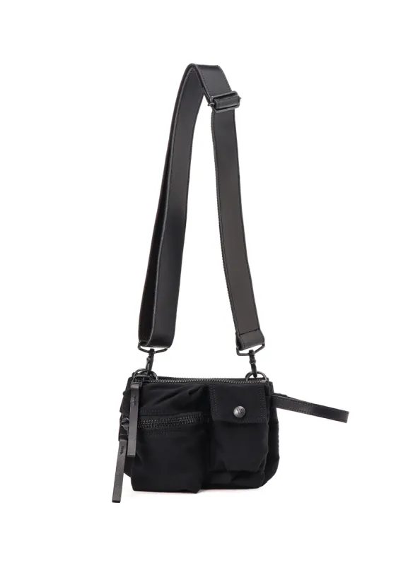 WOOL GABARDINE DOUBLE POUCH sold by Yohji Yamamoto