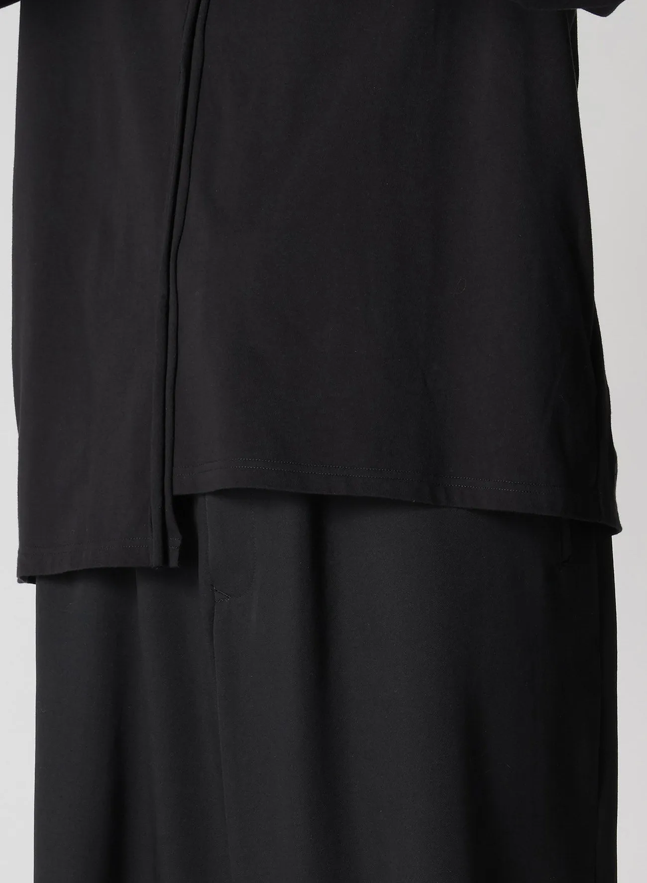 30/- COMBED SINGLE JERSEY RE VERTICAL PANEL LONG S sold by Yohji Yamamoto product image thumbnail 5