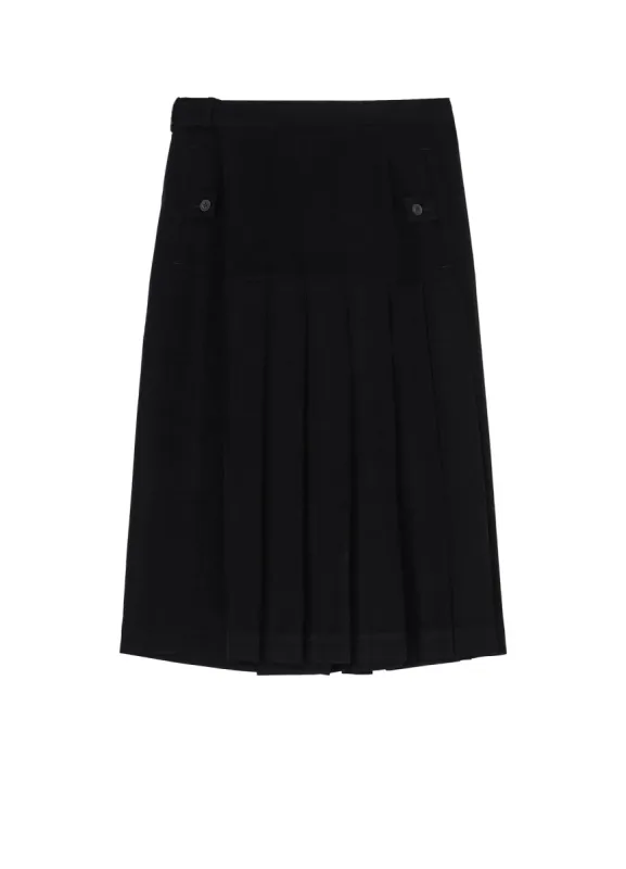 TA TUXEDO PLEATS SKIRT made by Yohji Yamamoto
