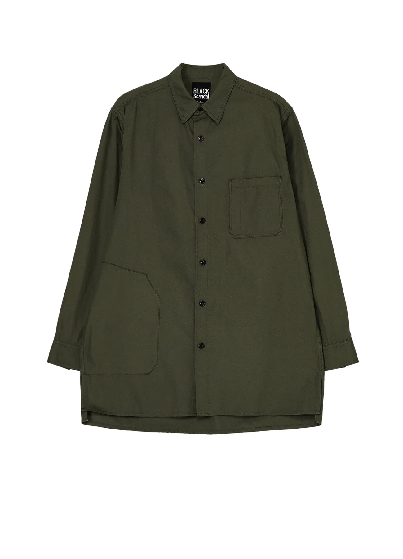 BS・ARMY POPLIN BIG SIDE P SHIRT sold by Yohji Yamamoto