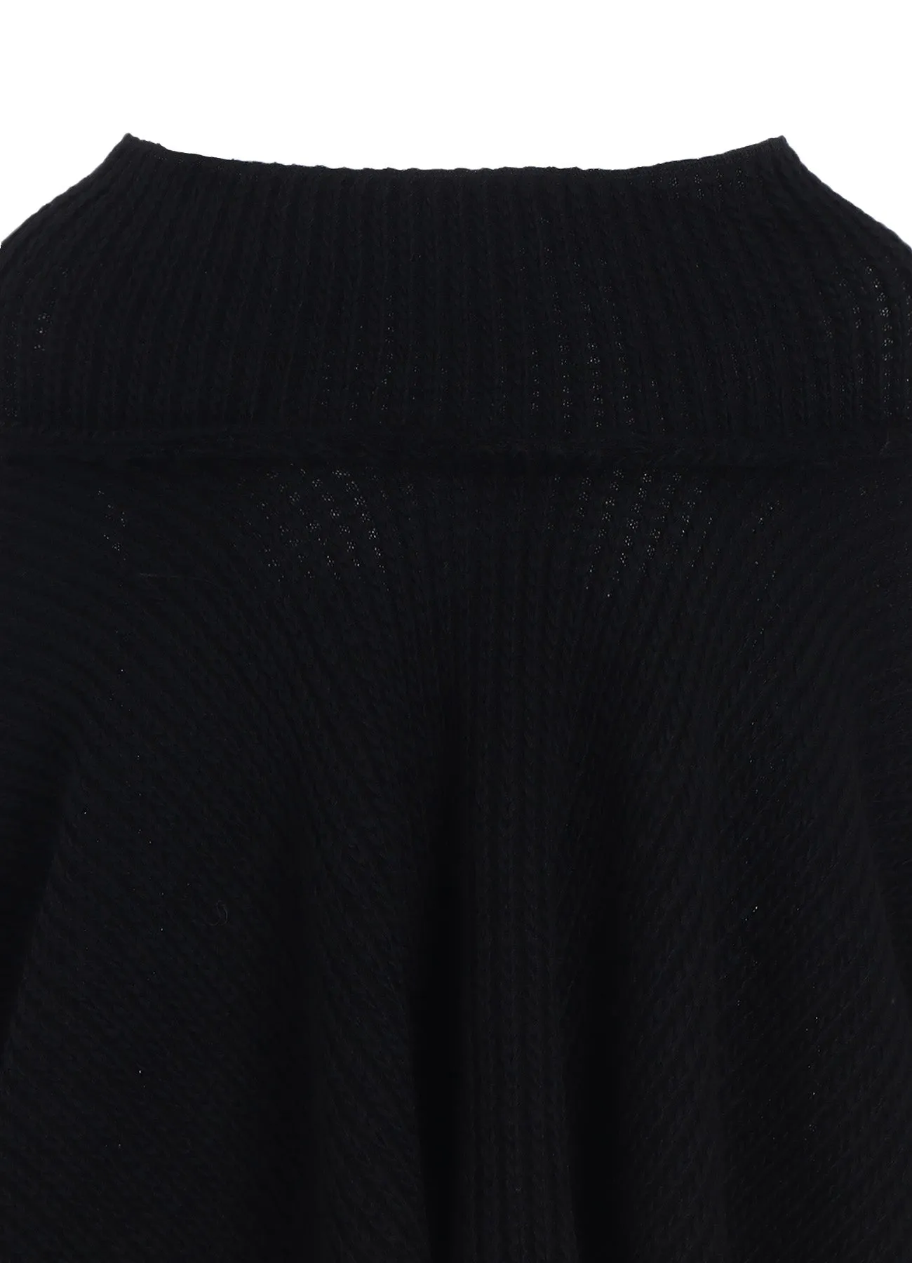 LOW GAUGE WOOL DOUBLE FACE FLARE TURTLE T-SHIRT sold by Yohji Yamamoto product image thumbnail 5