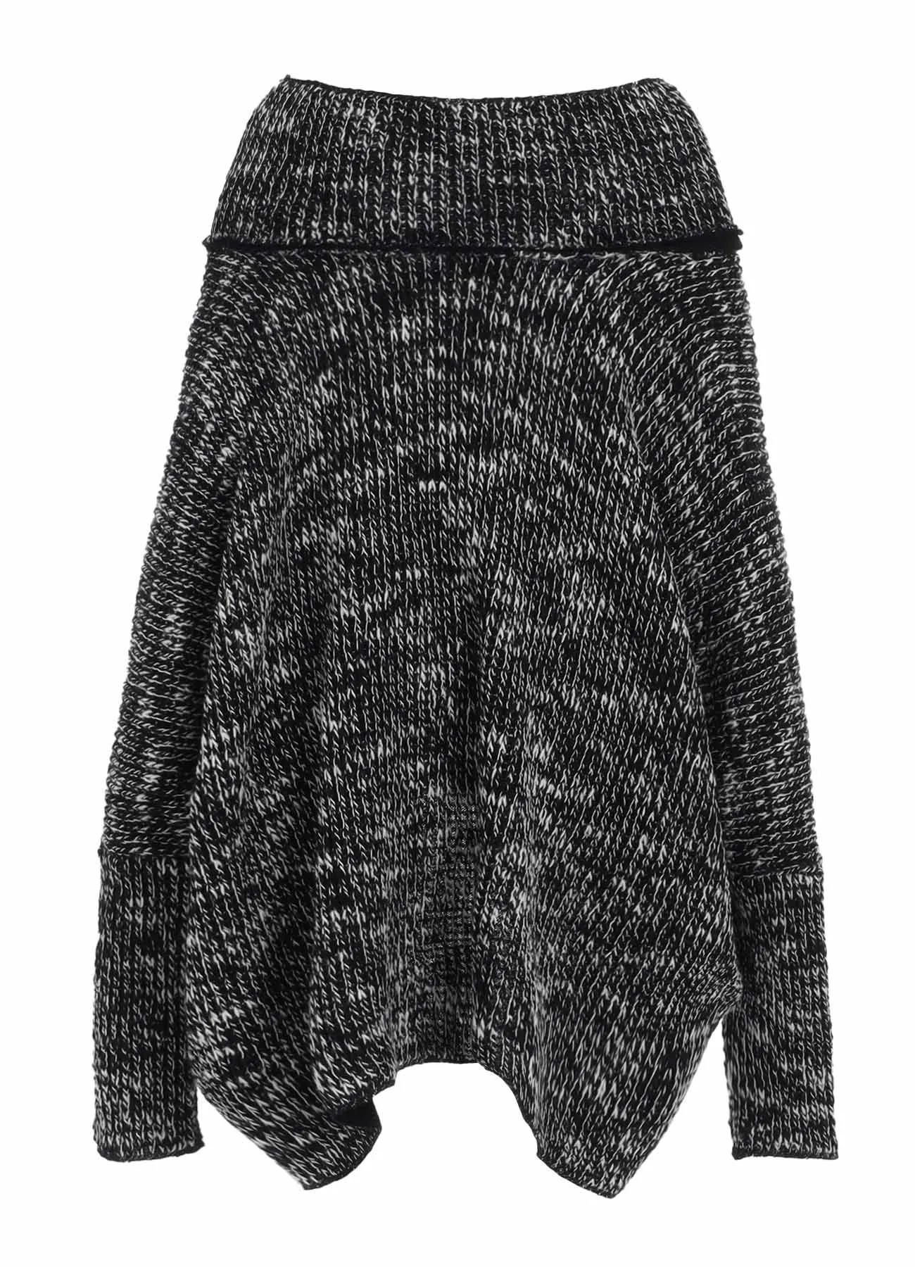 LOW GAUGE WOOL DOUBLE FACE FLARE TURTLE T-SHIRT sold by Yohji Yamamoto product image thumbnail 4
