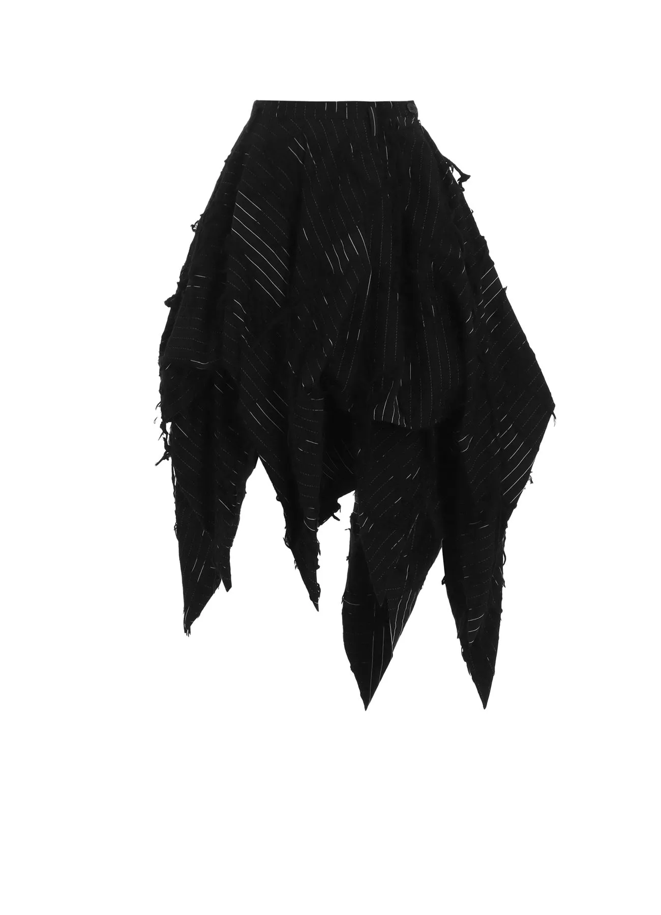 CRUSH STRIPE THORN SKIRT sold by Yohji Yamamoto
