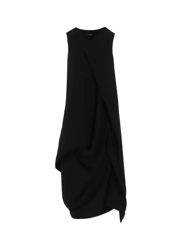 DOUBLE SATIN DRAPING DRESS sold by Yohji Yamamoto