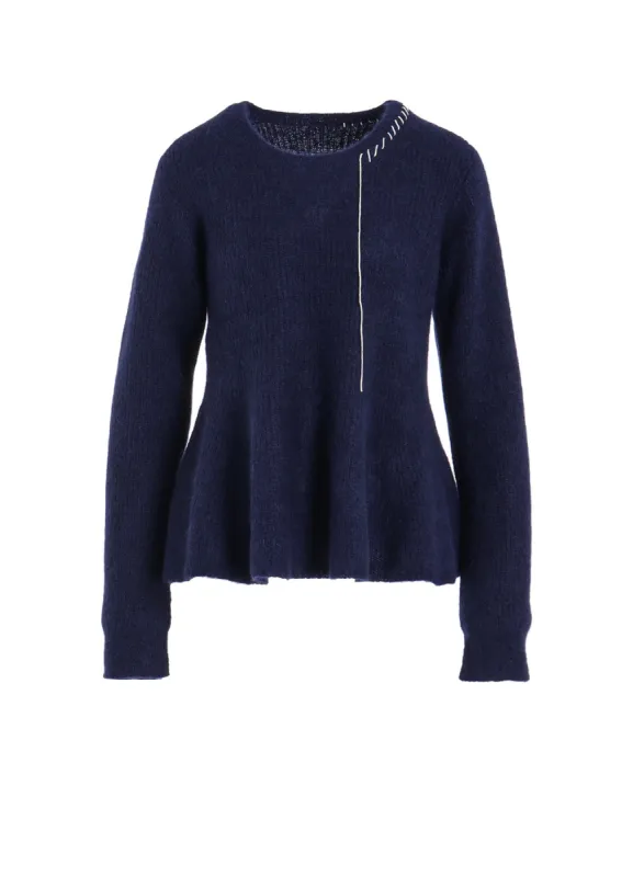 HALF CARDIGAN KNIT FLARED HEM PO sold by Yohji Yamamoto