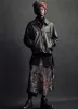 VEGETABLE TANNED SHEEP LEATHER OVERSIZED ZIPPER BLOUSON sold by Yohji Yamamoto