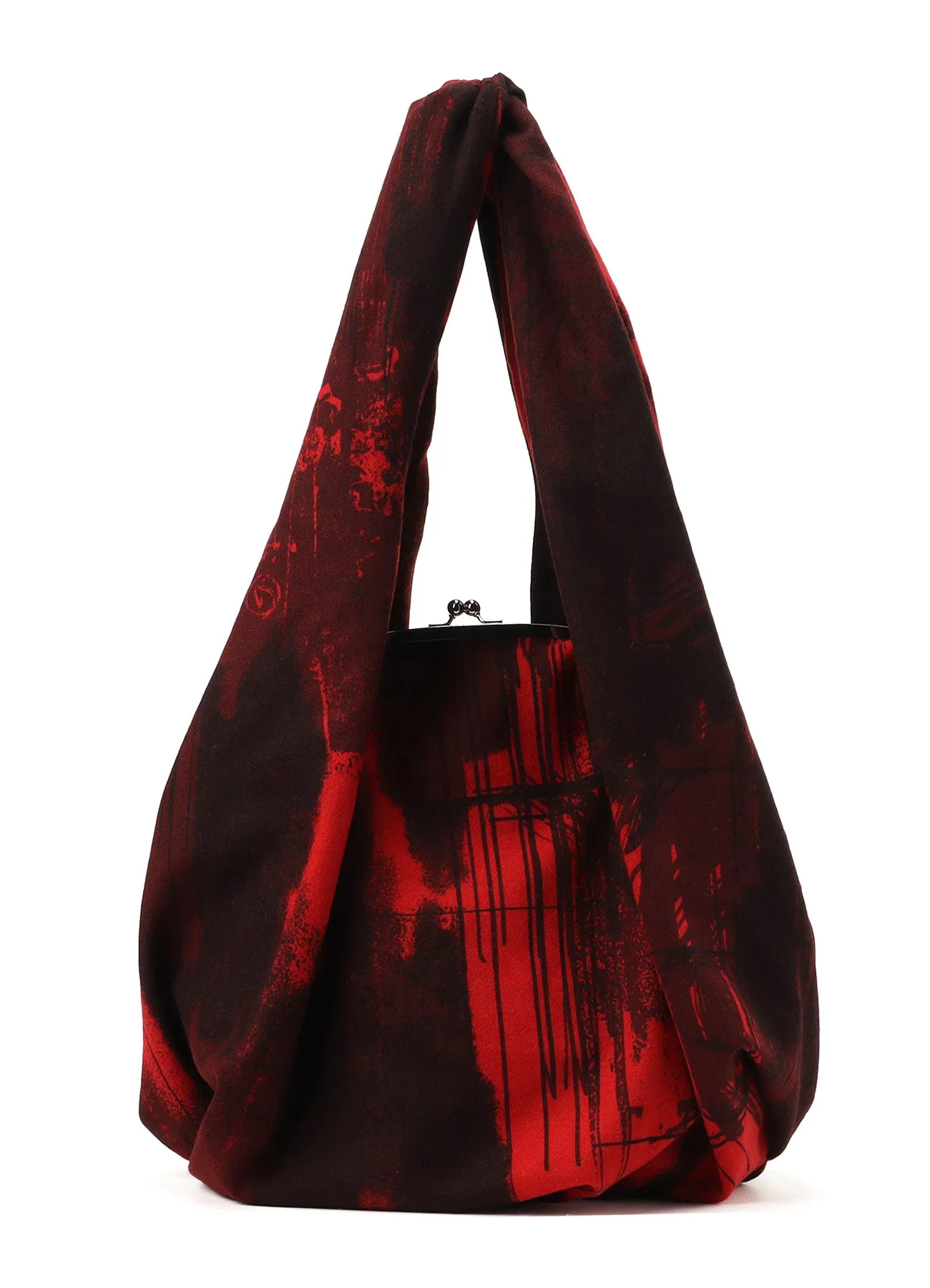 WOOL FLANNEL TUCK CLASP BAG sold by Yohji Yamamoto product image thumbnail 2