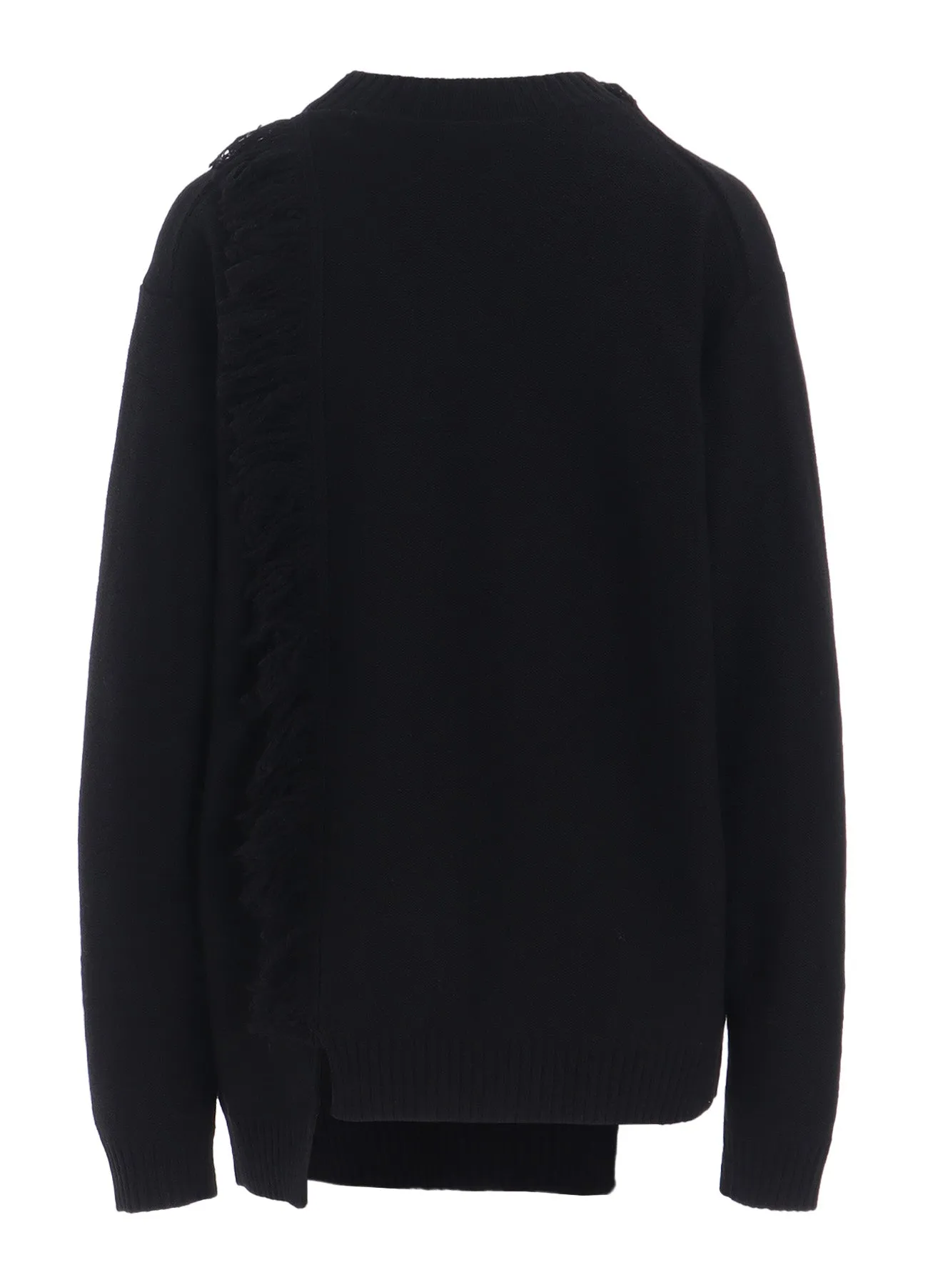 WOOL BLEND JACQUARD PULLOVER sold by Yohji Yamamoto product image thumbnail 4