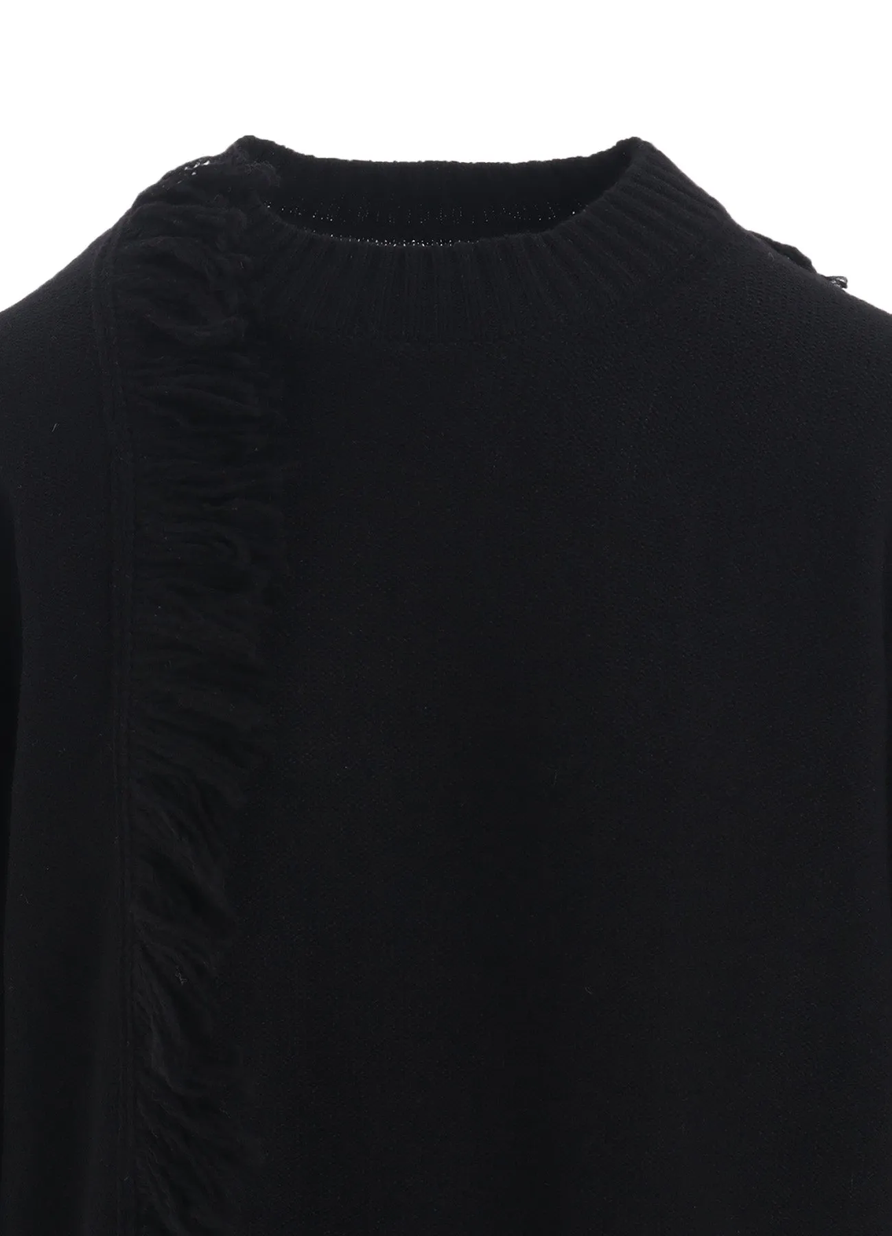 WOOL BLEND JACQUARD PULLOVER sold by Yohji Yamamoto product image thumbnail 5