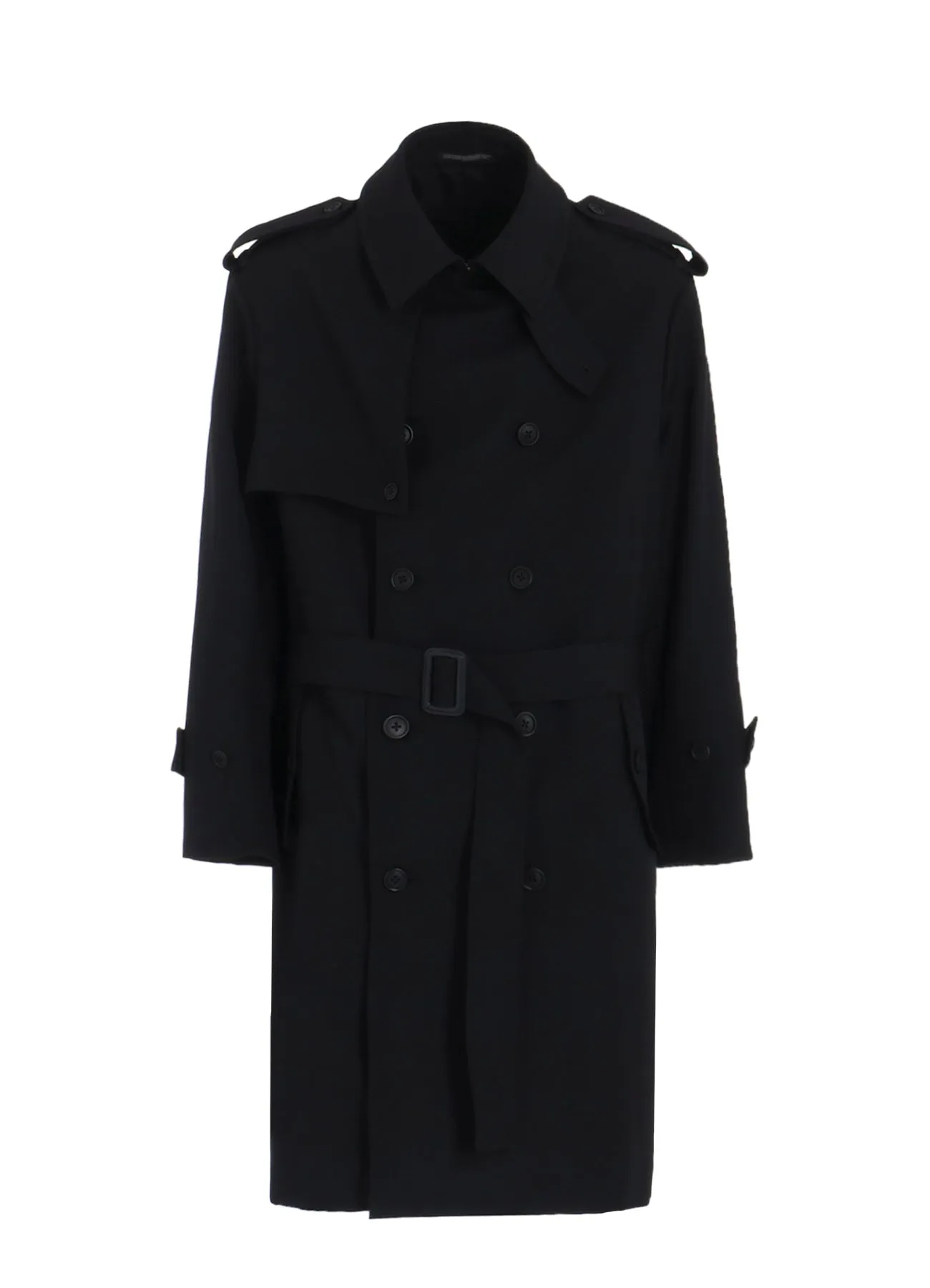 2/60 WOOL GABARDINE SHORT TRENCH COAT sold by Yohji Yamamoto product image thumbnail 2