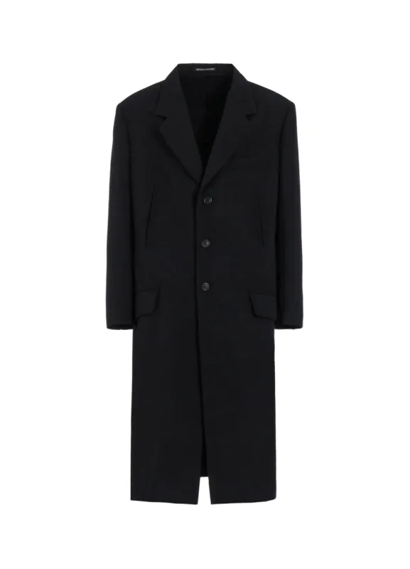 2/60 WOOL GABARDINE SINGLE LONG JACKET sold by Yohji Yamamoto