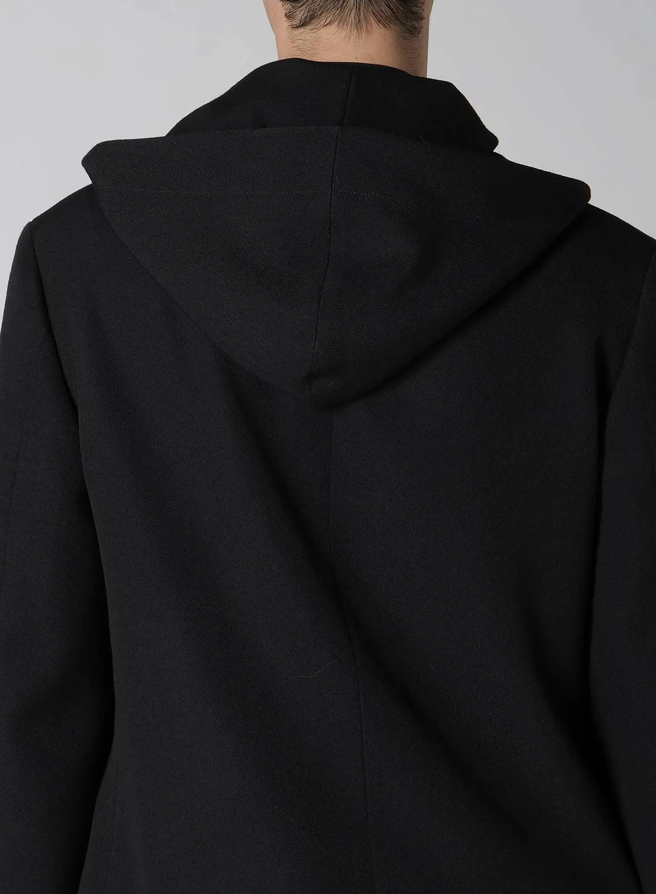 ARMY GABARDINE HOODED TAB JACKET sold by Yohji Yamamoto product image thumbnail 5
