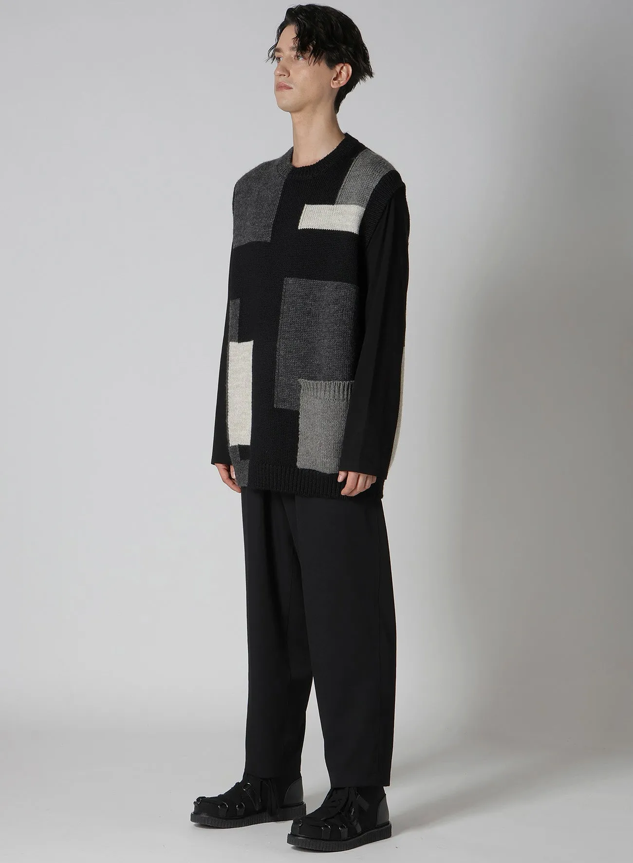 3G2P INTERSIA ROUND NECK VEST sold by Yohji Yamamoto product image thumbnail 4