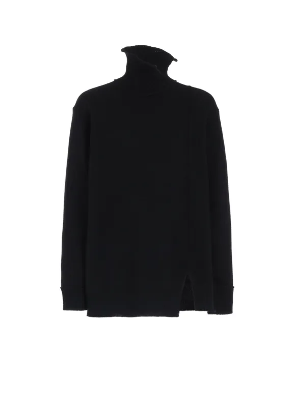 7G JERSEY 3G RIB DESIGNED NECK made by Yohji Yamamoto