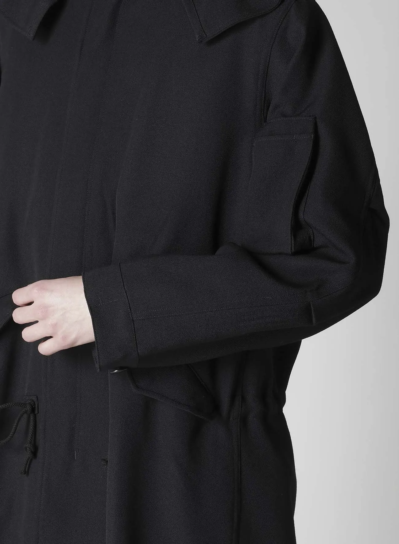 ARMY GABARDINE MODS COAT sold by Yohji Yamamoto product image thumbnail 5
