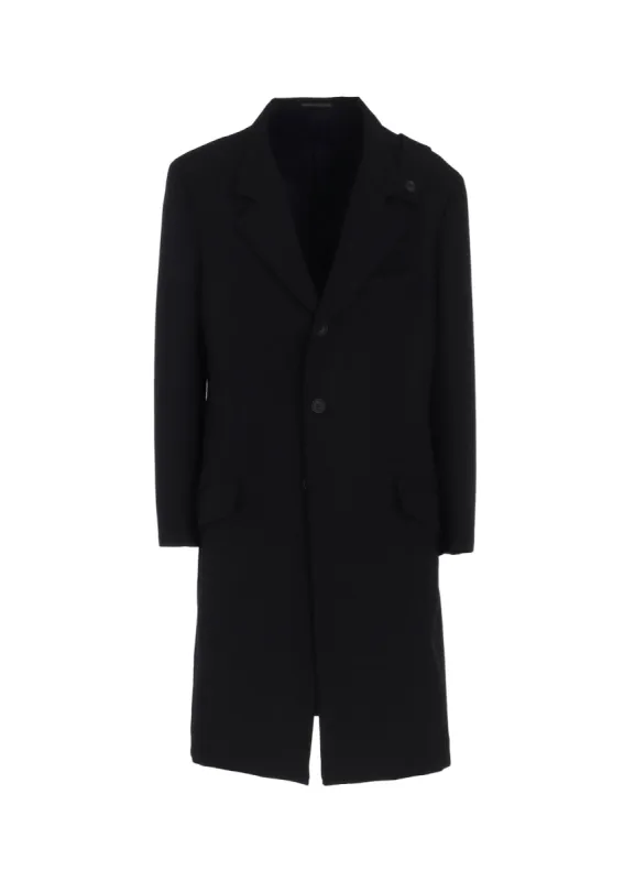 ARMY GABARDINE SHOULDER TAB LONG JACKET sold by Yohji Yamamoto
