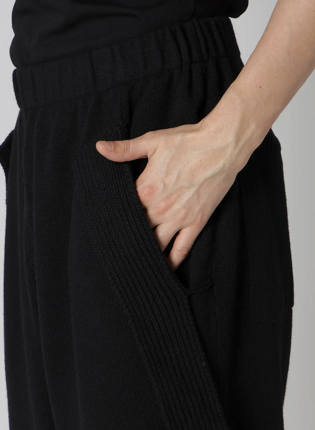 7G JERSEY 3G RIB PANTS sold by Yohji Yamamoto product image thumbnail 4