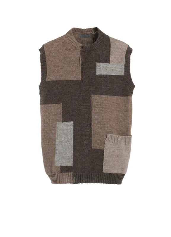 3G2P INTERSIA ROUND NECK VEST sold by Yohji Yamamoto