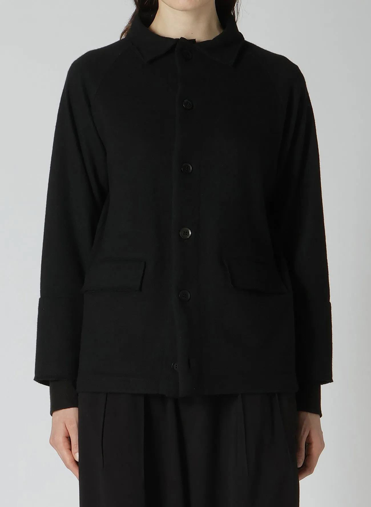 SOFT WOOLEN YARN SINGLE CARDIGAN sold by Yohji Yamamoto product image thumbnail 2
