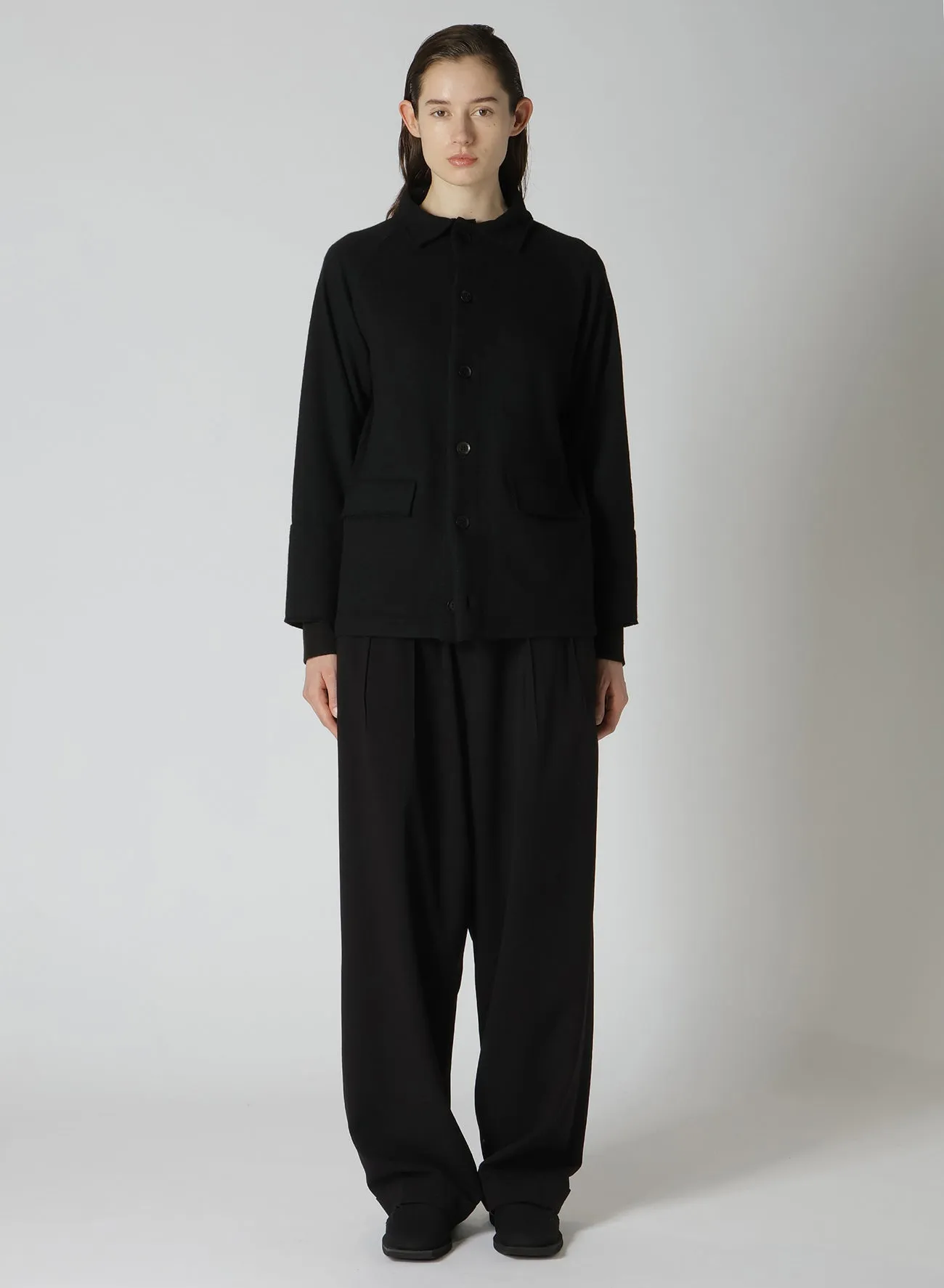 SOFT WOOLEN YARN SINGLE CARDIGAN sold by Yohji Yamamoto product image thumbnail 3